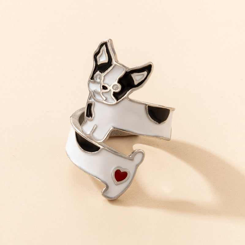 Wholesale Cute Animal Frog Puppy Faucet Ring