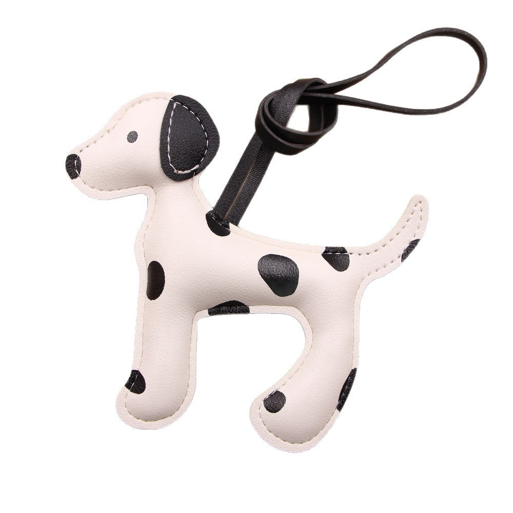 Wholesale Spotted Dog Cartoon Leather Lanyard Bag Charm For Party Chic Fashion Accessory
