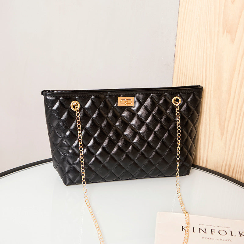 Wholesale PU Embroidered Diamond Hand Shoulder Bag