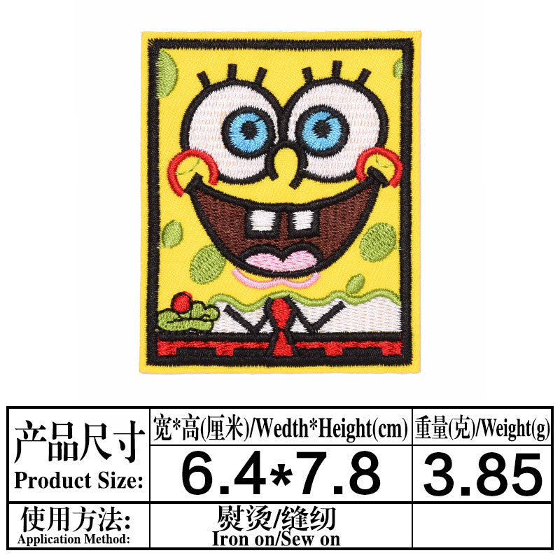 Wholesale Dinosaur Baby Patches Set Cartoon Iron On Embroidery Cloth Patches For Clothing Fashion Accessory For Boutique Resale Gift