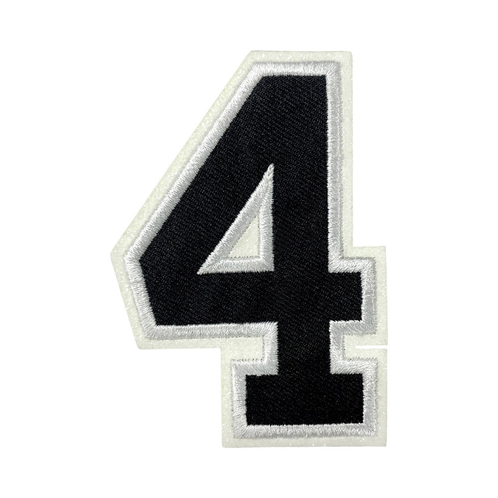 Wholesale Baseball Numbers 0 9 Iron On Embroidery Patches Polyester Fashion Accessory DIY Craft Supply For Clothing And Boutique Resale
