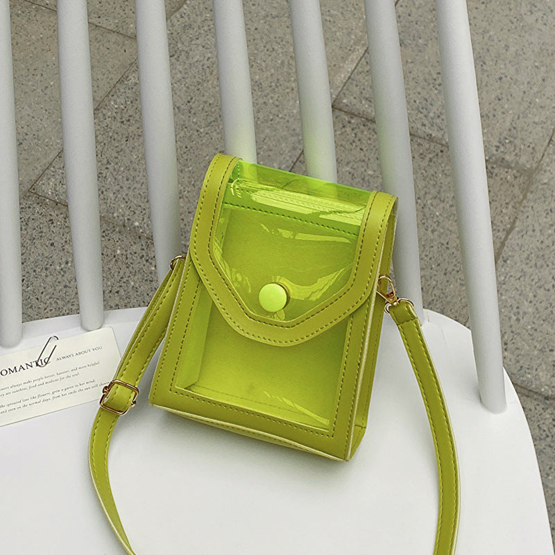 Wholesale PU Solid Color Mini Phone Bag