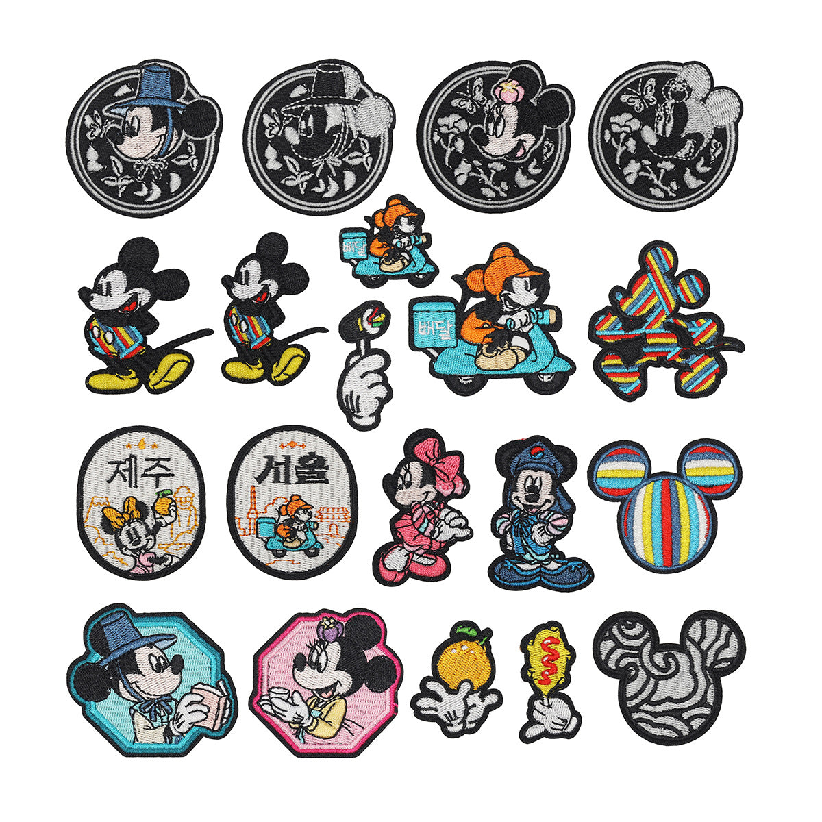 Wholesale Round Cartoon Mouse Embroidered Patch For Clothing Bags And Towels A Chic Decorative Accent OLY Exclusive