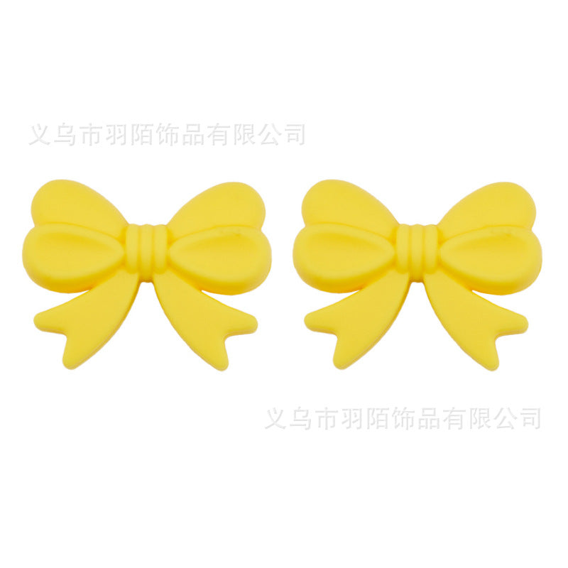 Wholesale 20pcs colorful bow Focal Beads