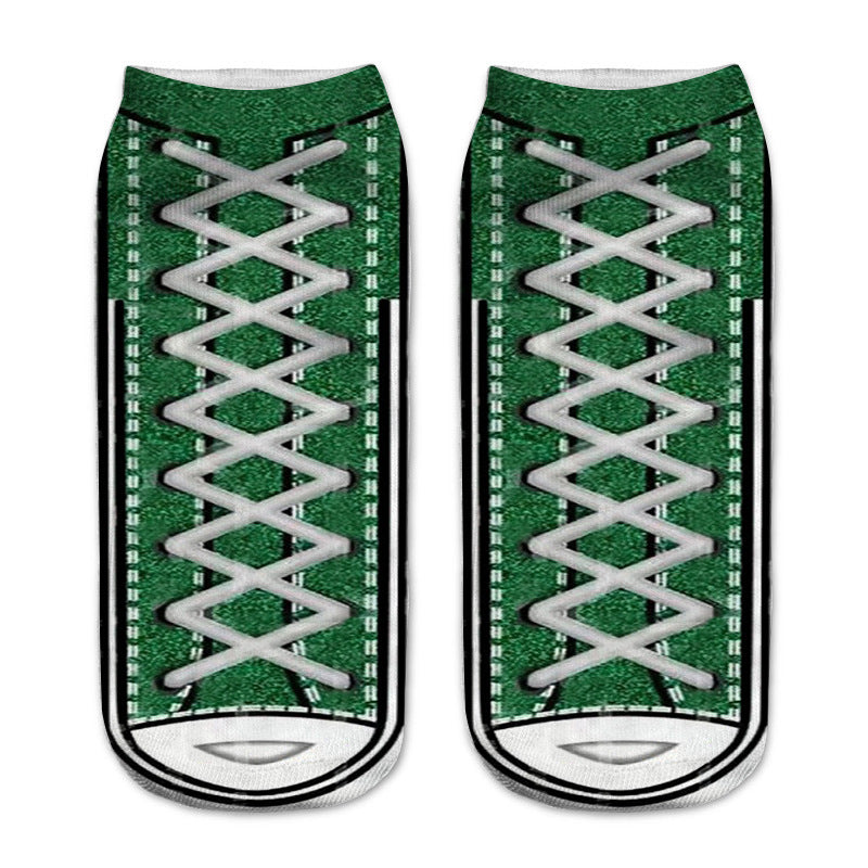 Wholesale Candy Color Digital Printing Sock