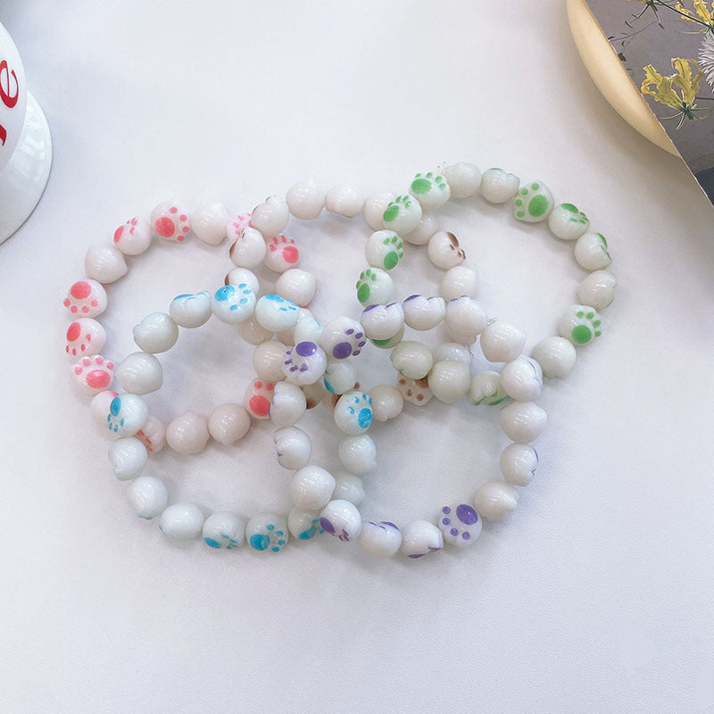 Wholesale Cute Cat Claw Resin Bracelet