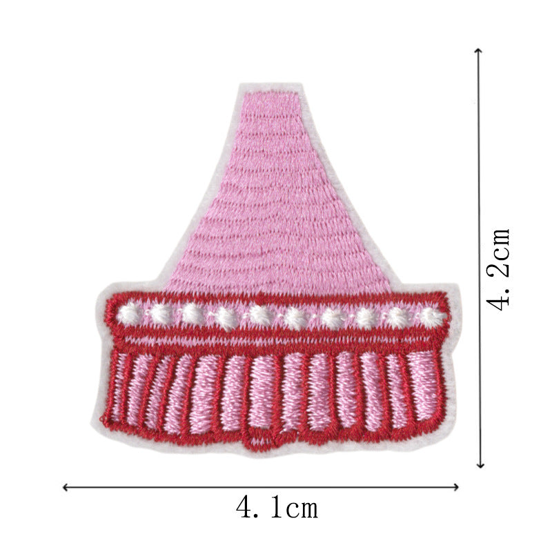 Wholesale Mother S Day Embroidered Patch Set DIY Iron On Applique For Towel And Clothing Decor 23 Pieces
