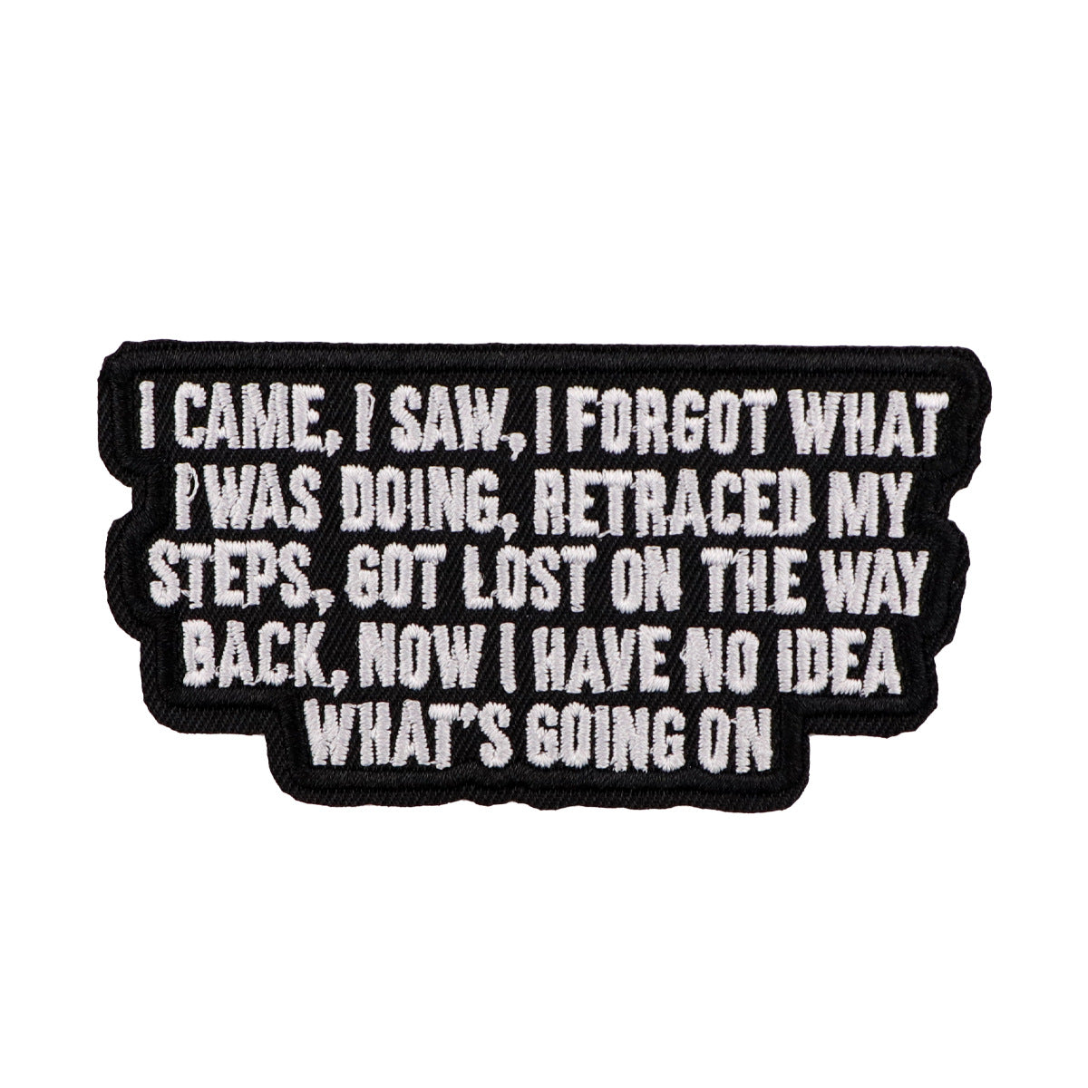 Wholesale 5pcs Black and White English Letter Quotations Embroider Cloth Patch