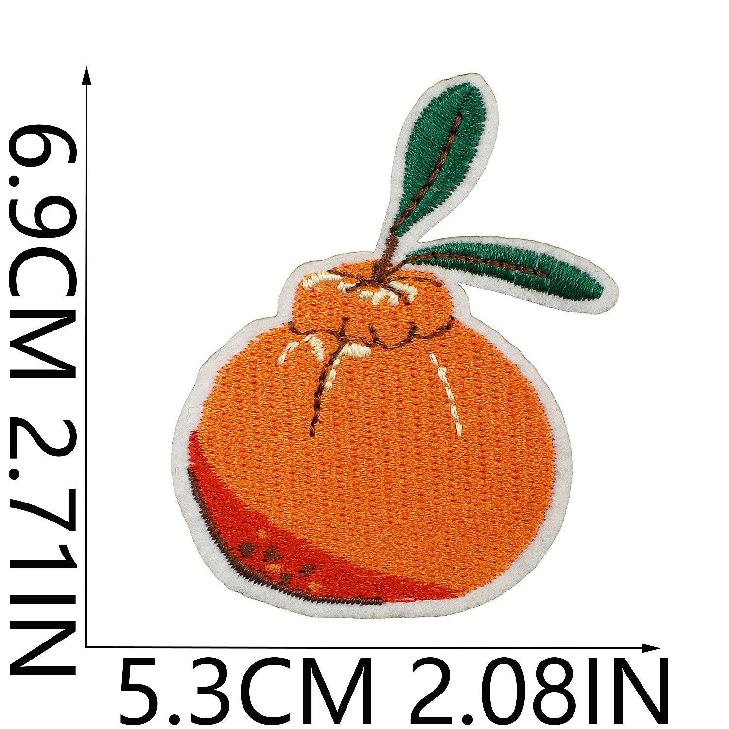 Wholesale Cartoon Orange Series Embroidery DIY Patches