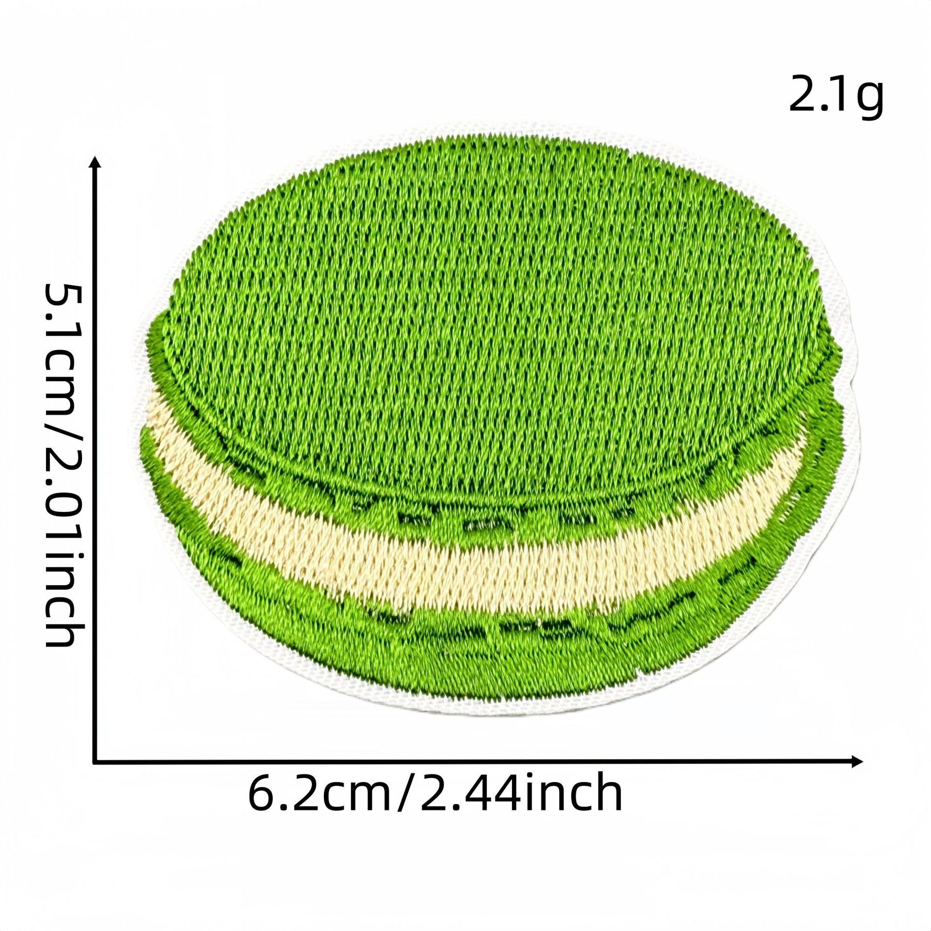 Wholesale Forest Fairy Embroidered Patches Green Macaron Design Iron On Applique Fashion Decorative Gift
