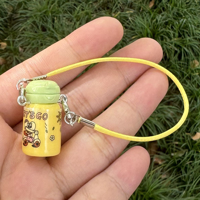 Wholesale Mini kettle thermos cup pendant cute small bottle doll accessories
