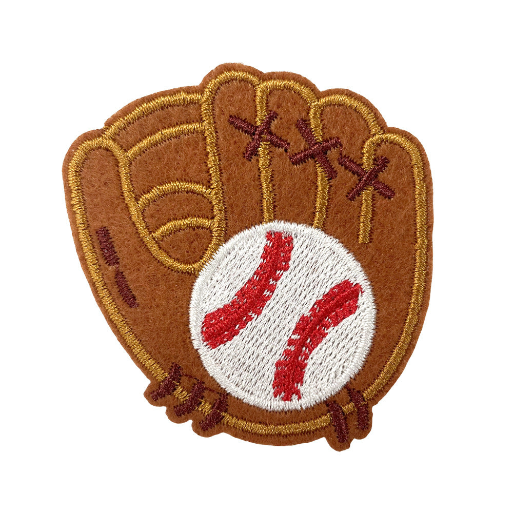Wholesale Embroidered Iron On Baseball Glove Patch For Coats Trendy Fashion Accessory OLY Exclusive