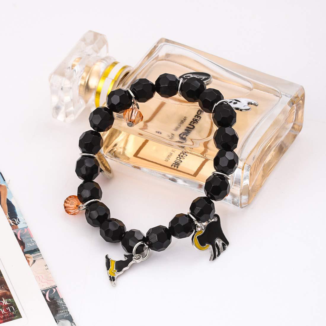 Wholesale 50PCS Halloween Ghost Pumpkin Lantern Hand Alloy Bracelet