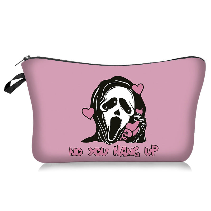 Wholesale Love Skull Series Cosmetic Bag Portable Travel Toiletry Bag