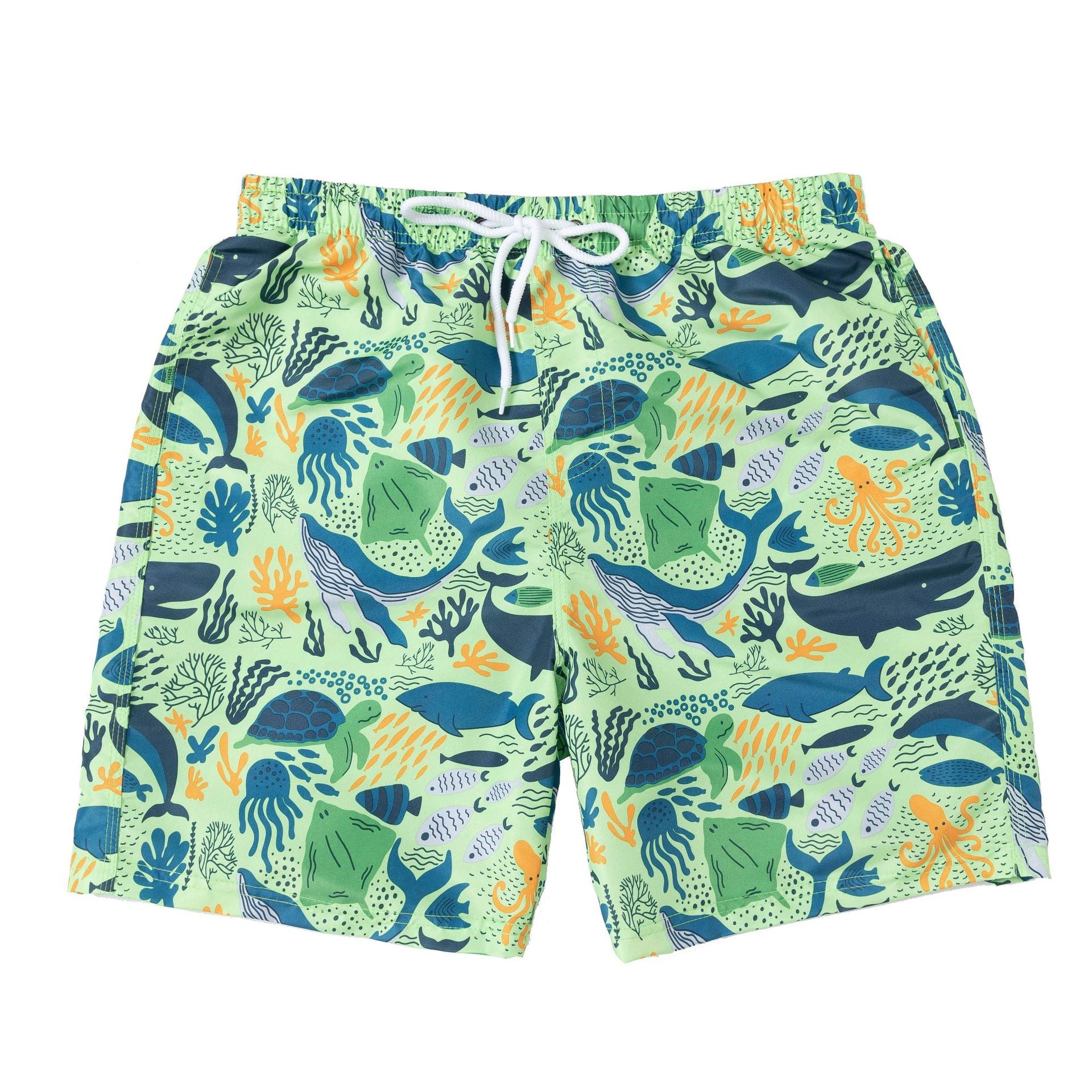 Wholesale Men's Shorts Waterproof Quick Dry Print Loose Fit Swimwear