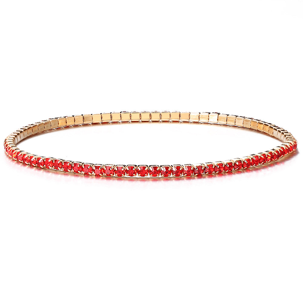 Wholesale Fancy Color Diamond Multicolor Stretch Bracelet