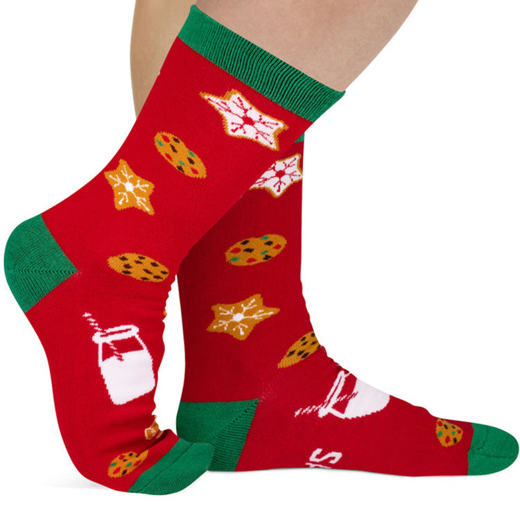 Wholesale Christmas Couple Cotton Socks