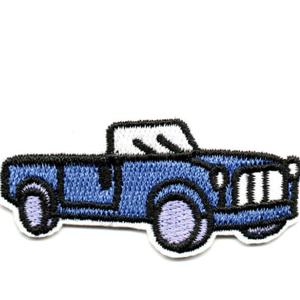 Wholesale Cartoon small car and bus embroidered patch
