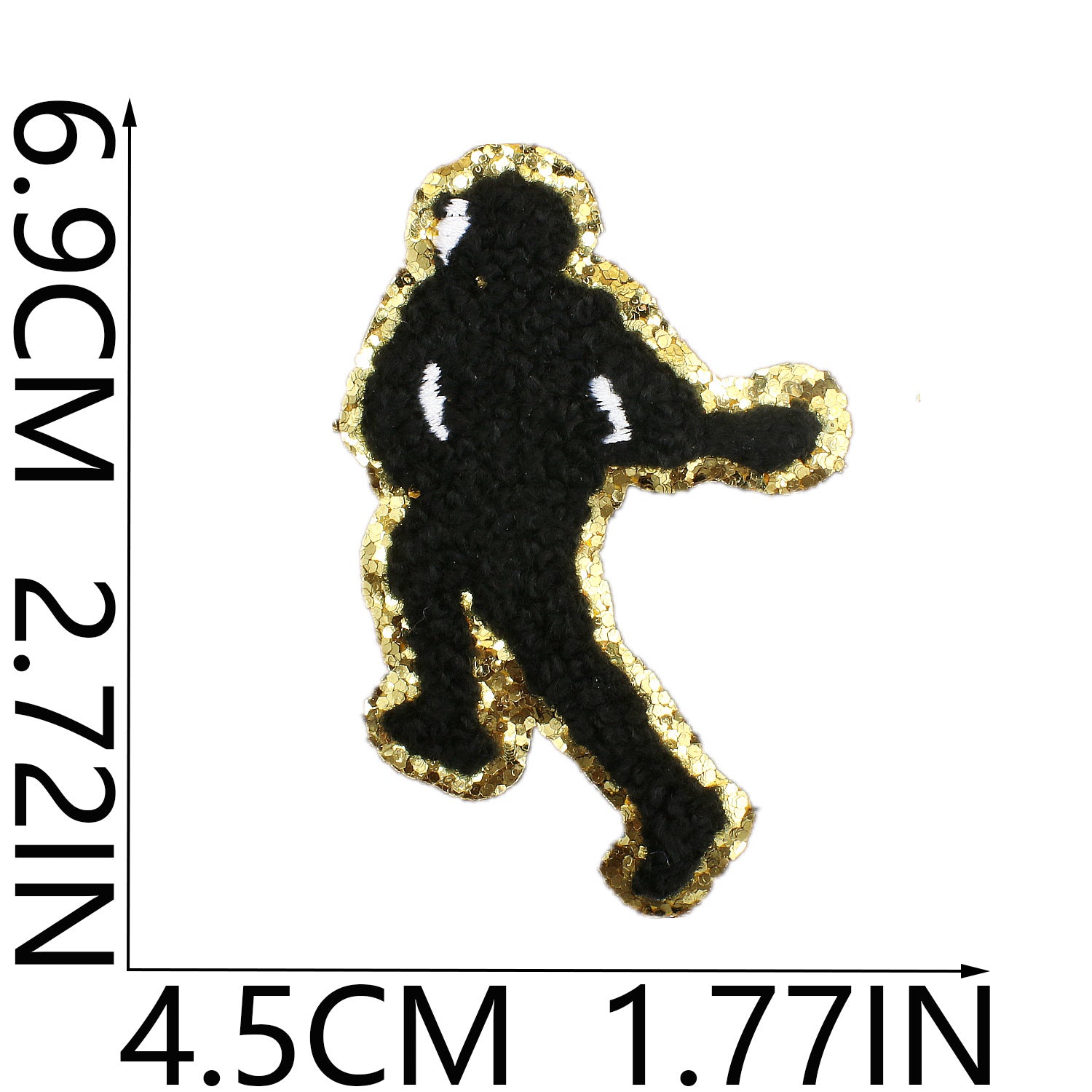 Wholesale Trendy Embroidered Iron On Patch With Sport And Letter Motif For Clothing DIY Towel Decorative Applique Gift Resale Accessory
