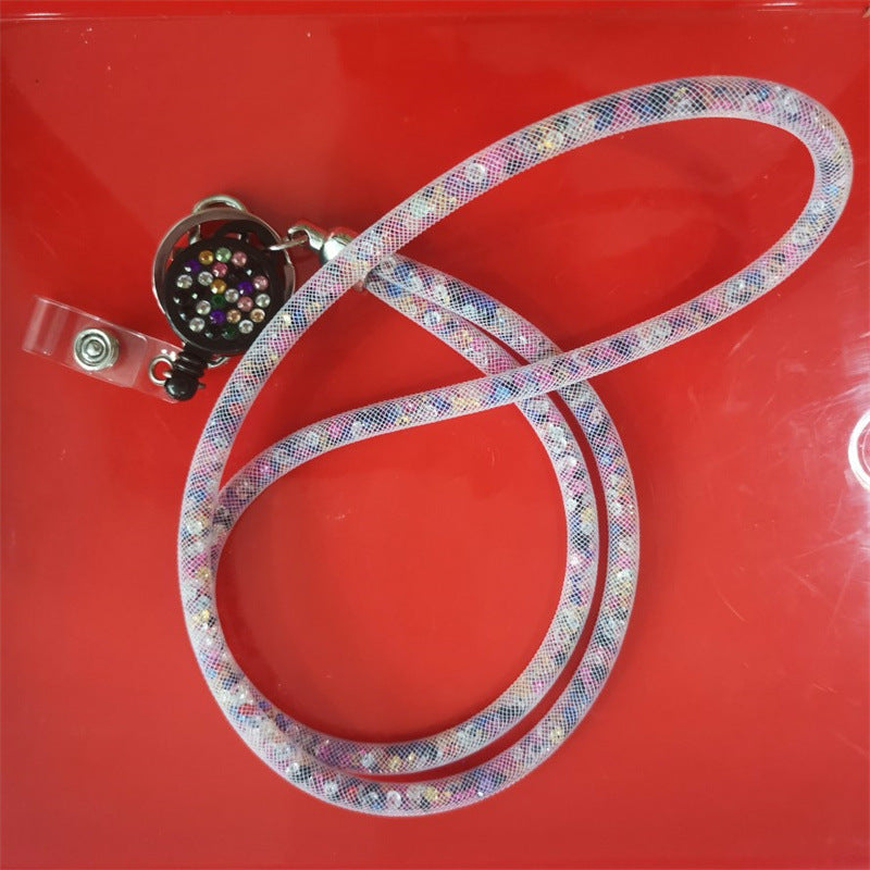 Wholesale Plastic Fishing Nets with Diamond Hanging Ropes and Keychains