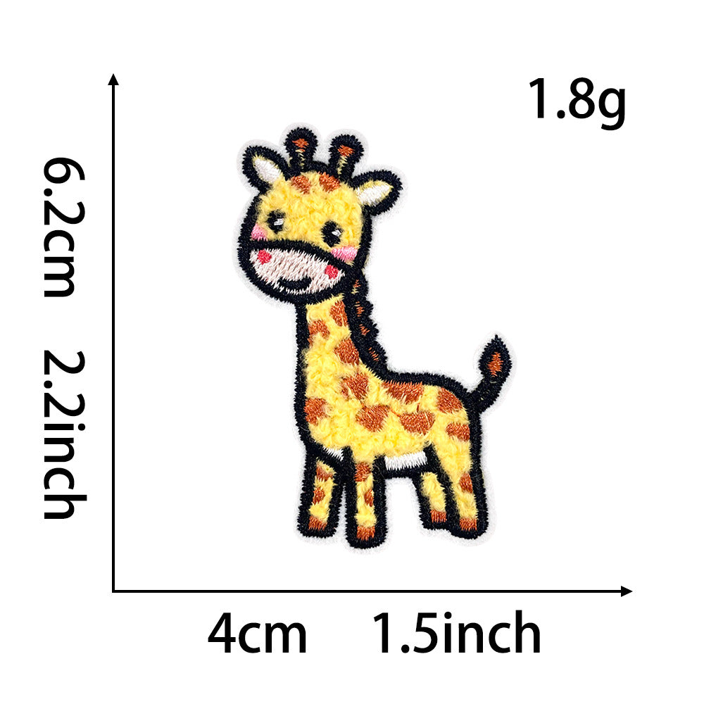 Wholesale Stylish Panda Embroidered Patch Self Adhesive Applique For Coats Trendy Fashion Accessory Boutique Gift For DIY Crafting