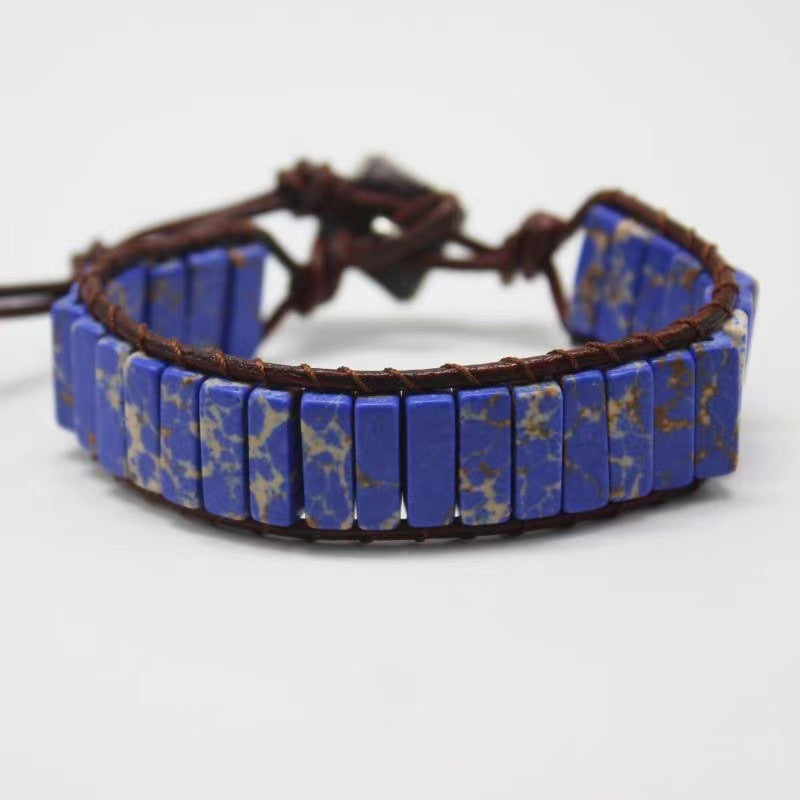 Wholesale Hand-woven Leather European and American Bohemian Creative Bracelet