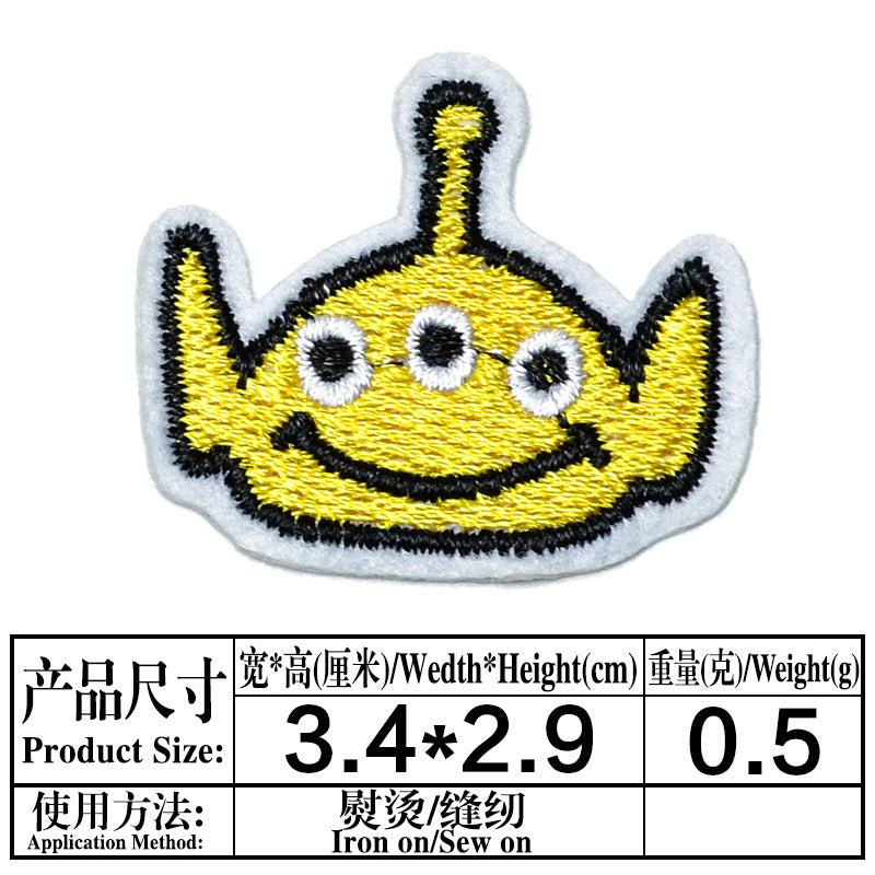 Wholesale cartoon cloth stickers cute DIY patch OLY Exclusive