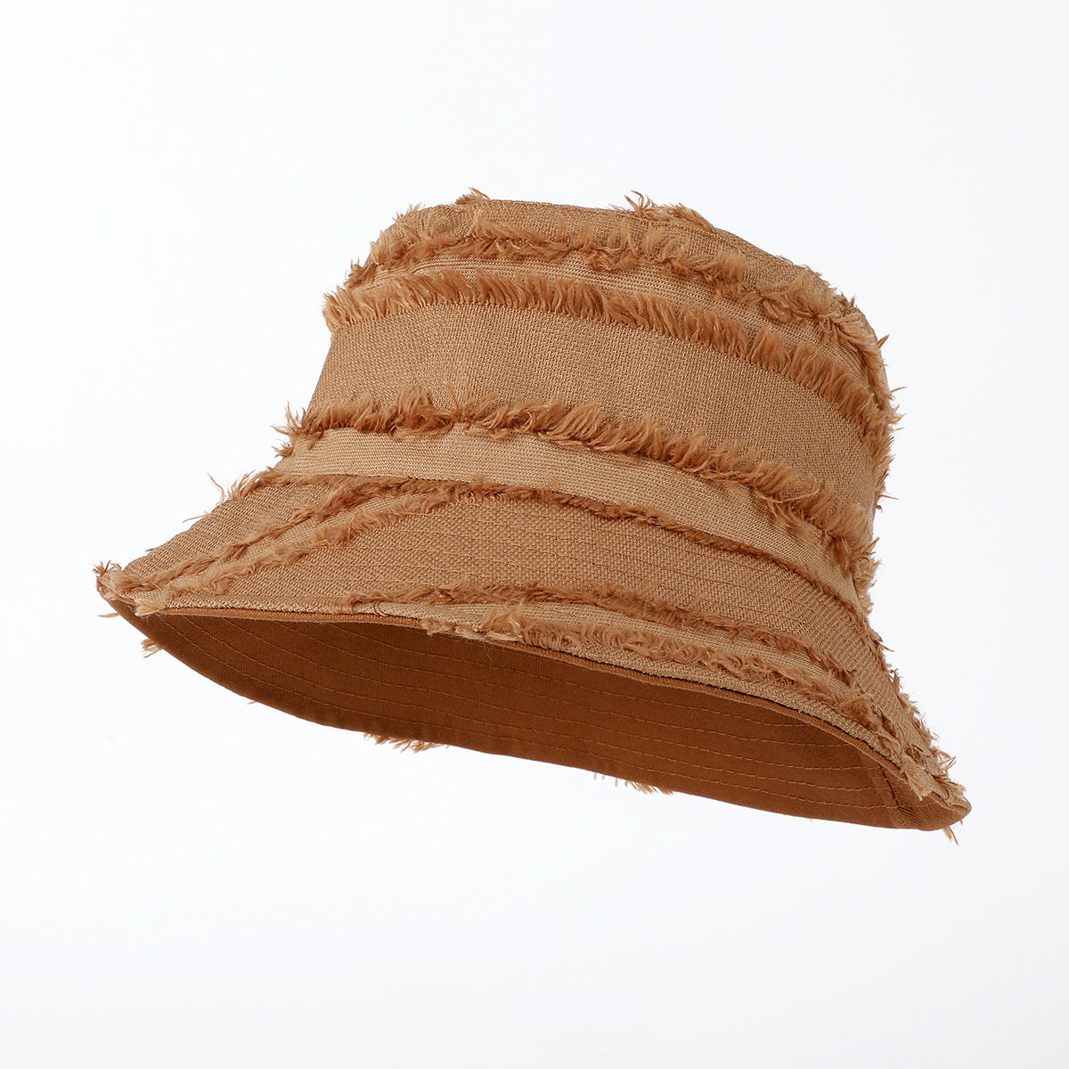 Wholesale Cotton Fur Edge Double-sided Fisherman Hats