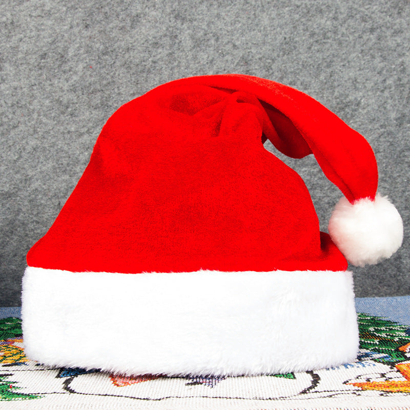 Wholesale Christmas Plush Christmas Hats for Adults and Children