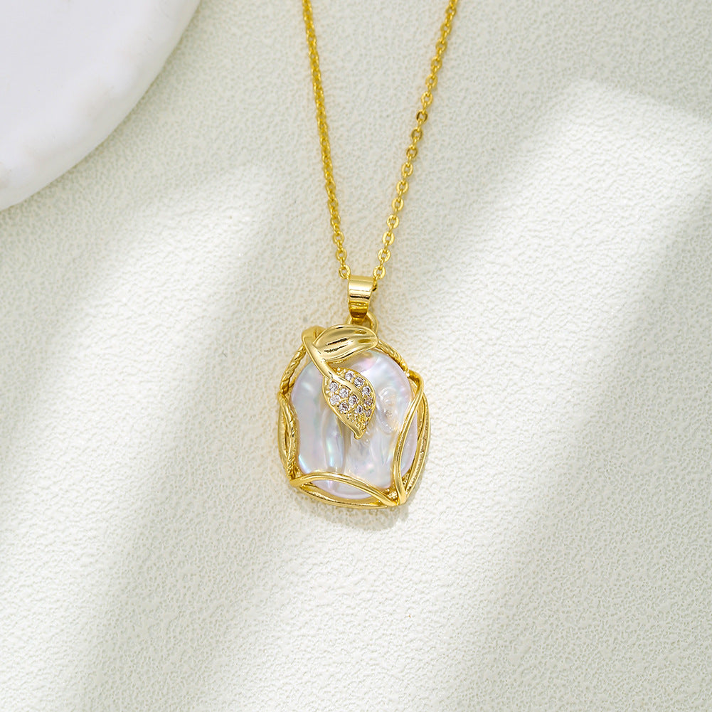 Wholesale Luxury Large Baroque Pearl Necklace