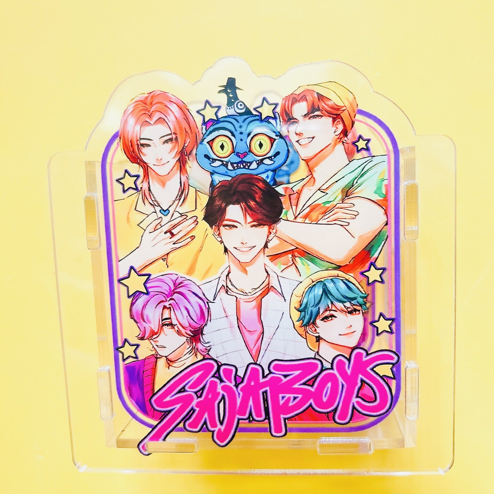 Wholesale New acrylic pen holder pencil box stationery storage 10cm