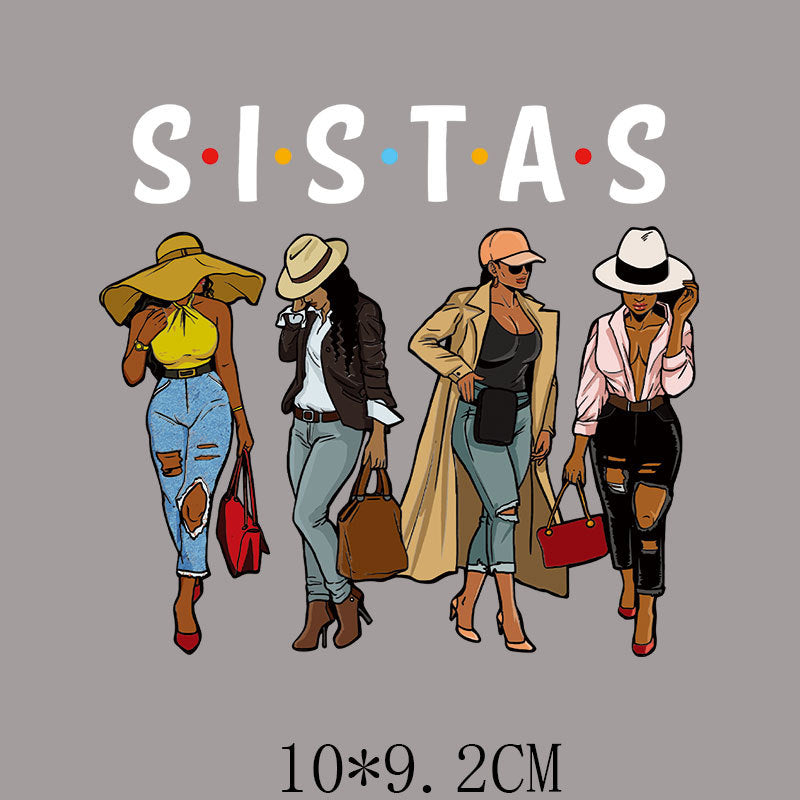 Wholesale 5pcs/pack girls hot stamping UV DTF Ready to Press Transfers Wraps