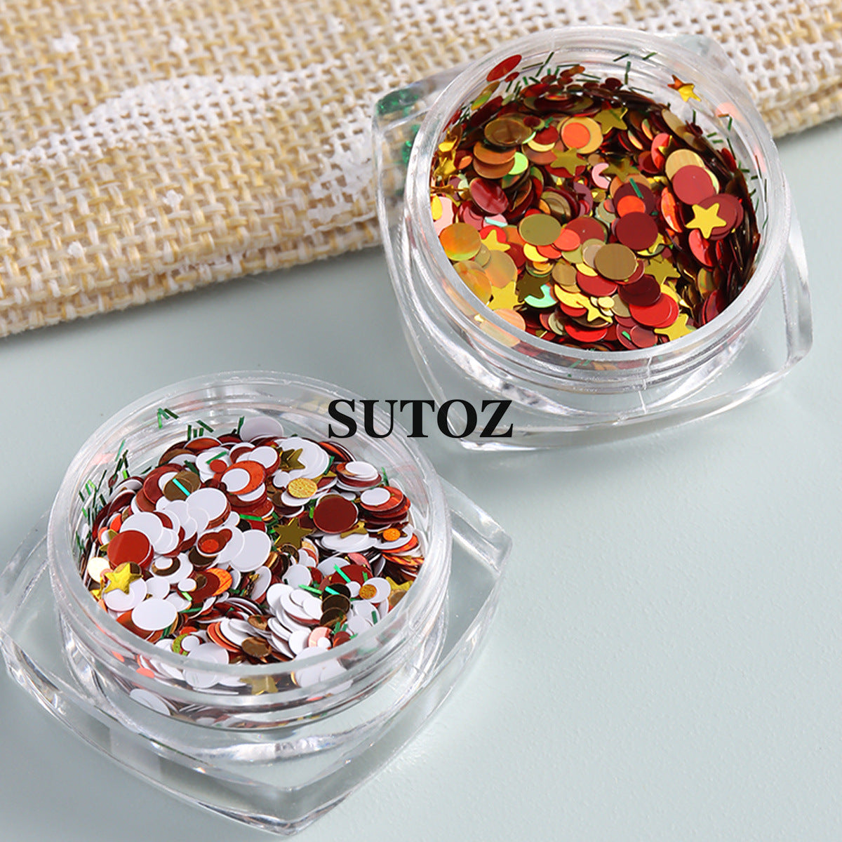 Wholesale Christmas  nail art sequins DIY flash thin sequins