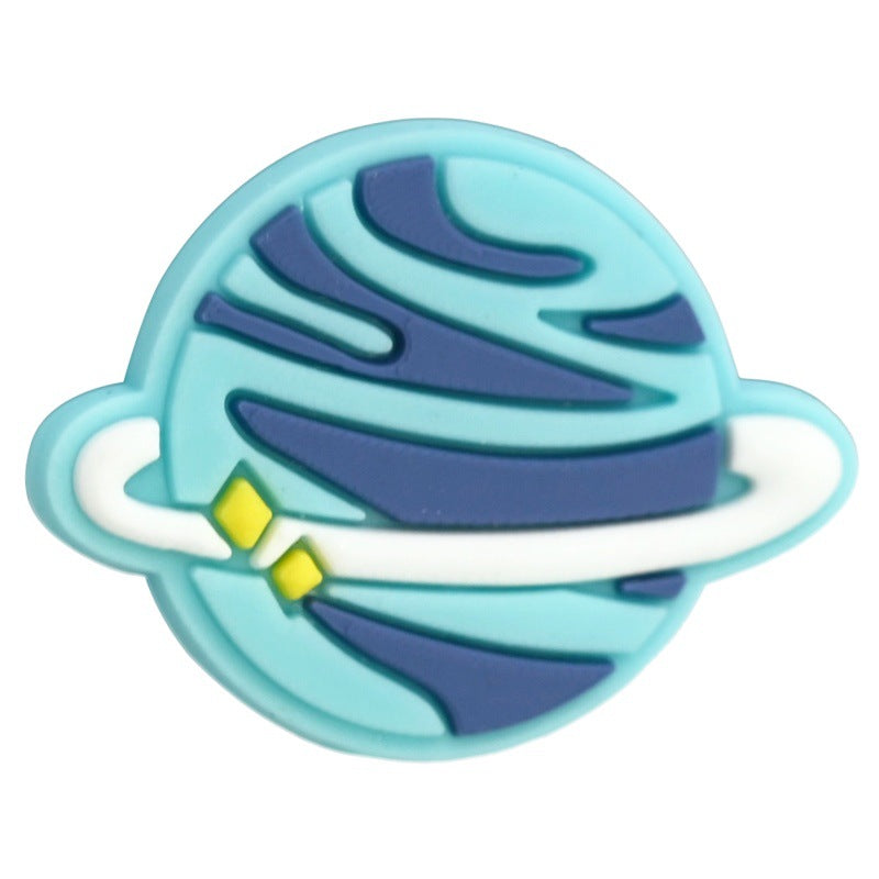 Wholesale  Random 100pcs Planet Series Soft Rubber Beads