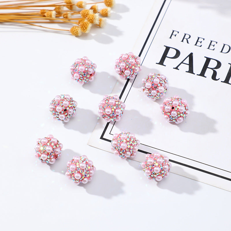 Wholesale 50PCS High Quality DIY Pearl Diamond Balls