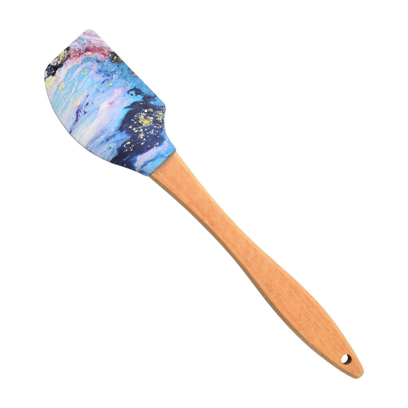 Wholesale Medium Spatula Wooden Handle Baking Tool