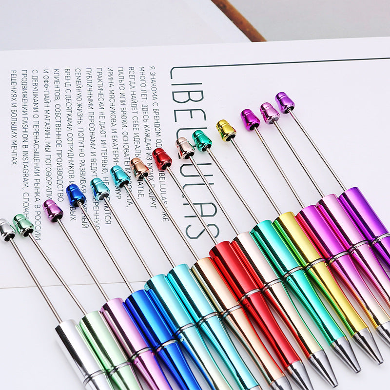 Wholesale Creative Gradient Color DIY Handmade Plastic Bead Pen