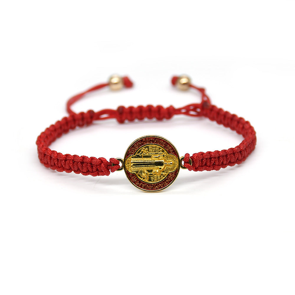 Wholesale Hand-woven Holy Cross bracelet