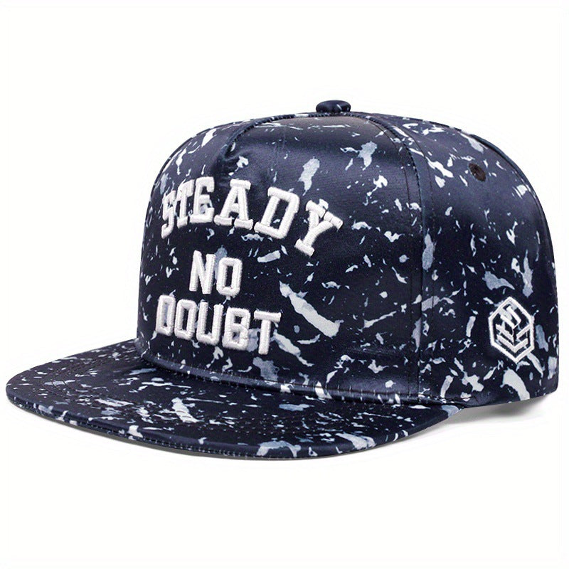 Wholesale Camouflage Street Embroidery Lettering Flat Brim Baseball Cap