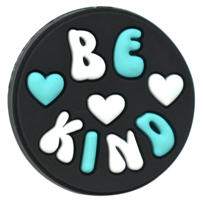 Wholesale Random 100pcs Flower Horror  Phrase Focal Beads