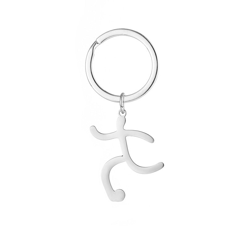 Wholesale Sports Matchman Stainless Steel Keychain