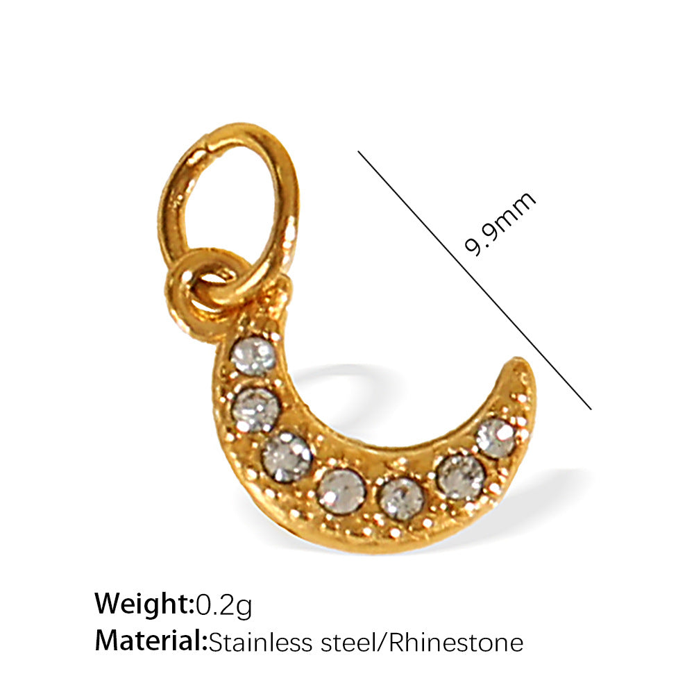 Wholesale Diverse diamond studded stainless steel necklace pendant accessories