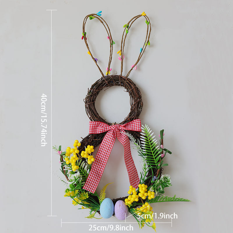 Wholesale wholesale Easter Garland foam egg rabbit Garland decoration home decoration