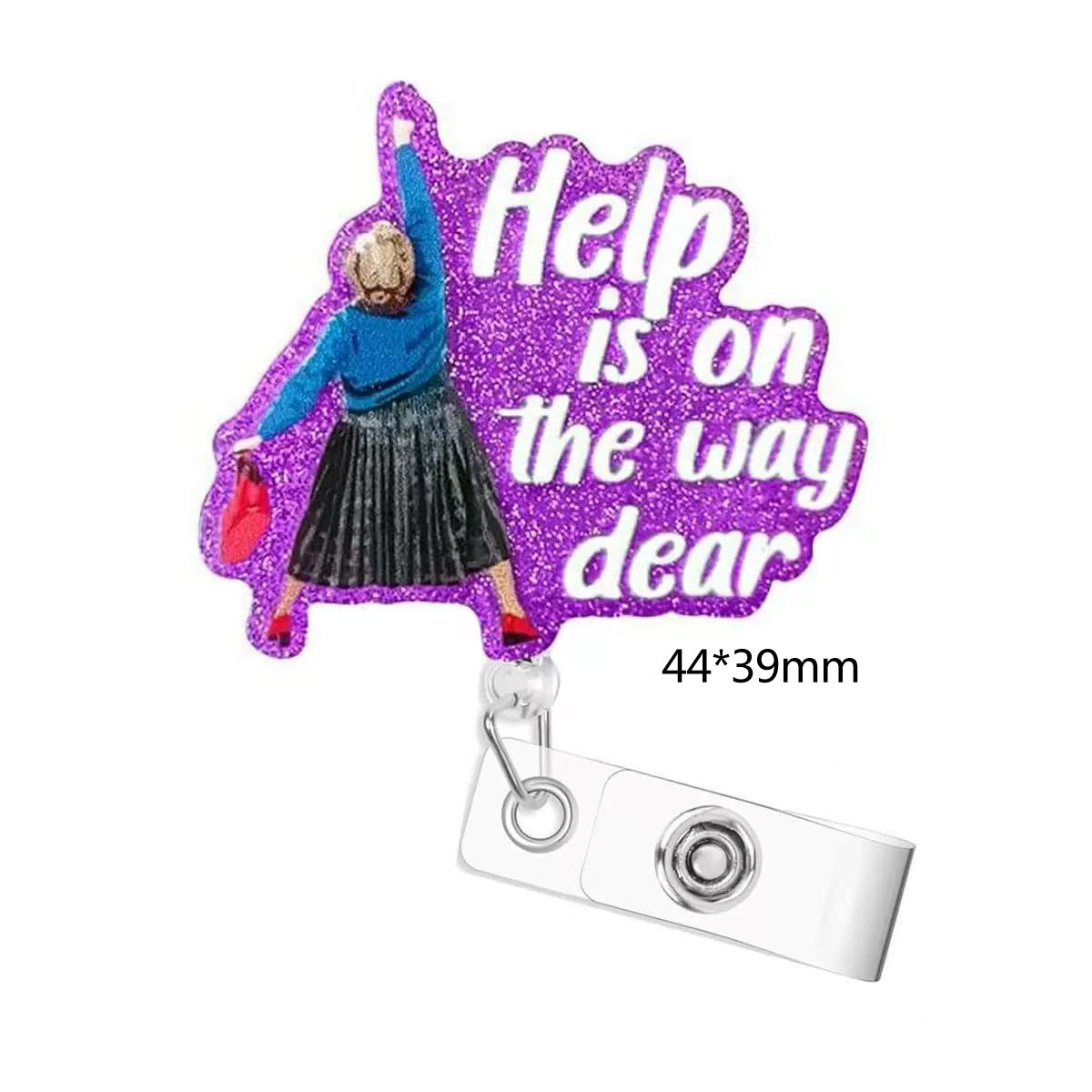 Wholesale  Doctor and nurse badge with retractable buckle  Badge Reels