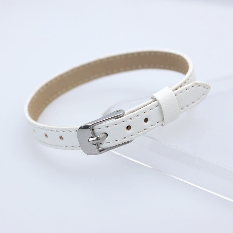 Wholesale  8mm imitation leather car line wrist strap