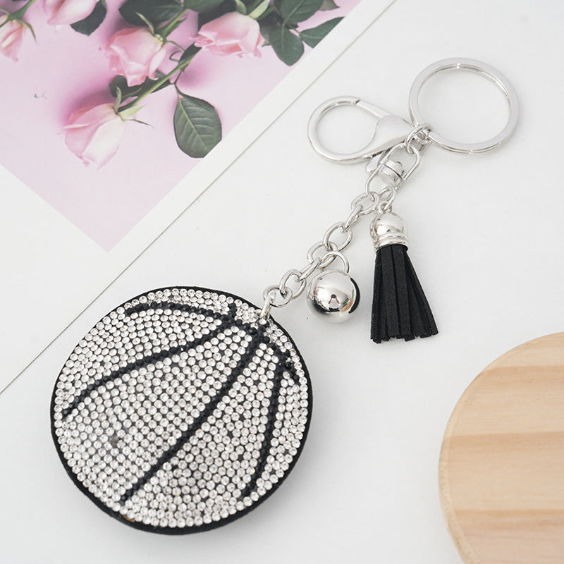 Wholesale 5pcs creative football basketball volleyball baseball keychain