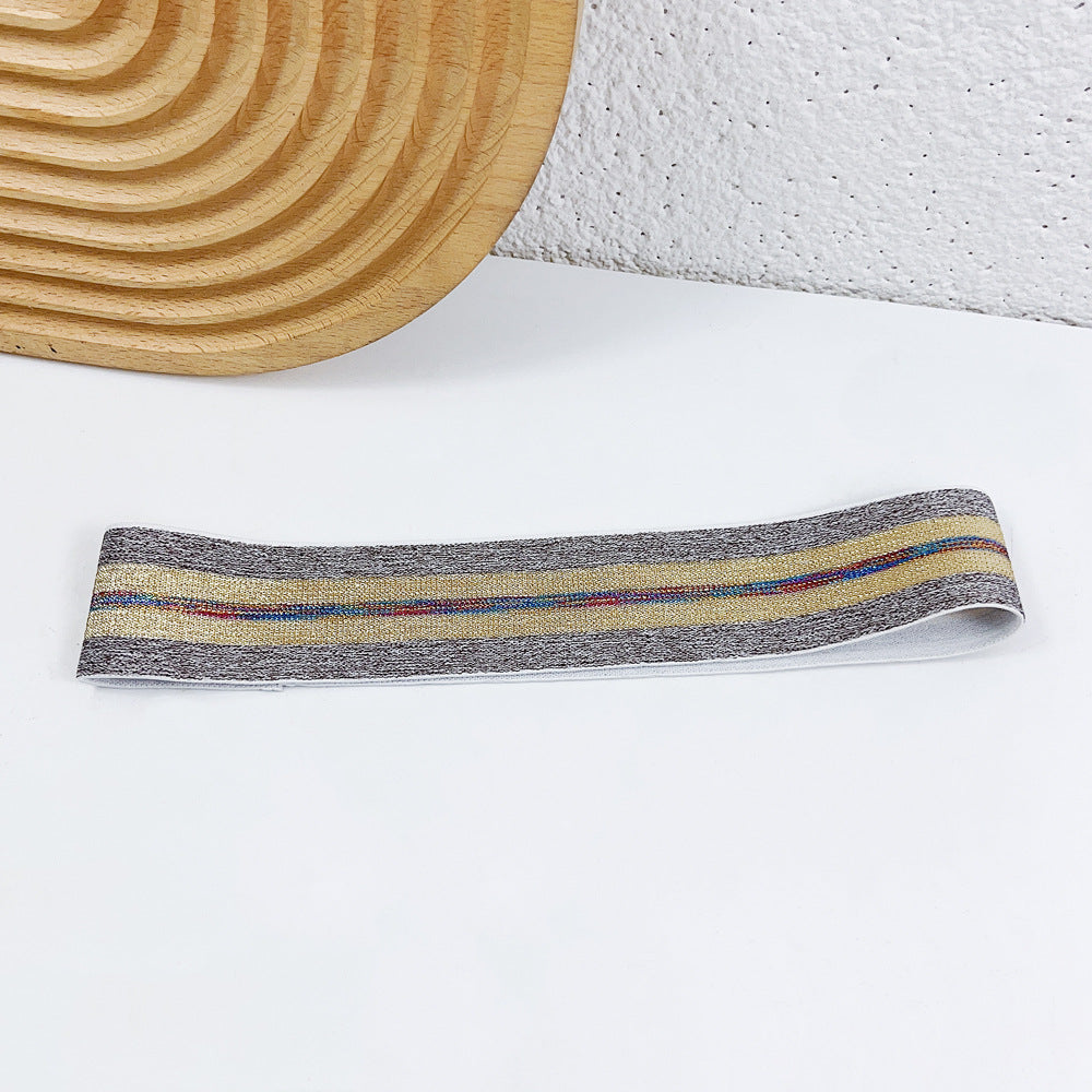 Wholesale Leopard Pattern Wide Edge Sports Sweat-absorbing Hair Band