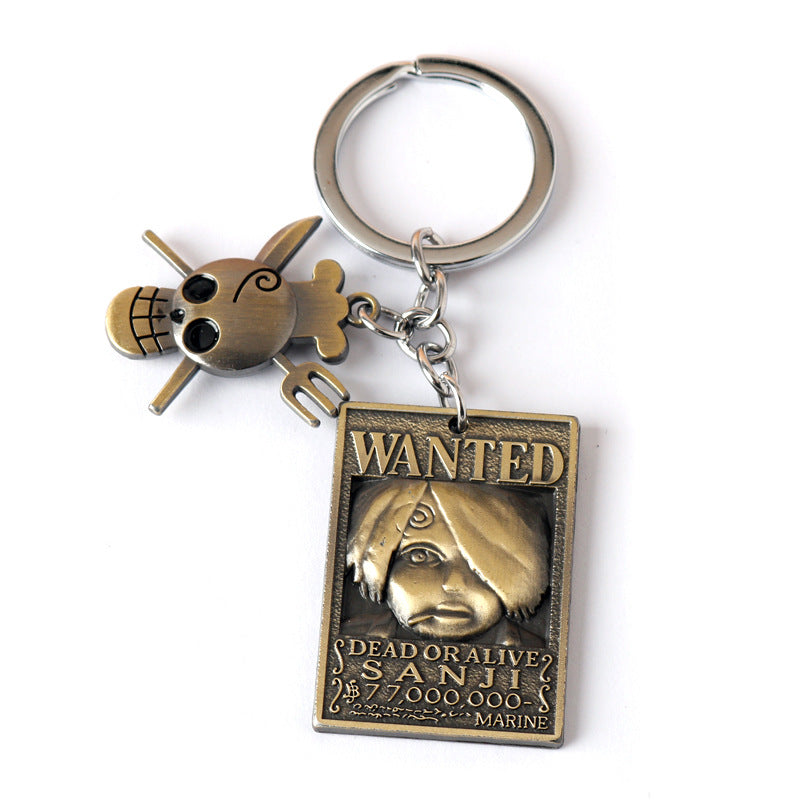 Wholesale Cartoon Passion Anime Character Alloy Pendant Keychains