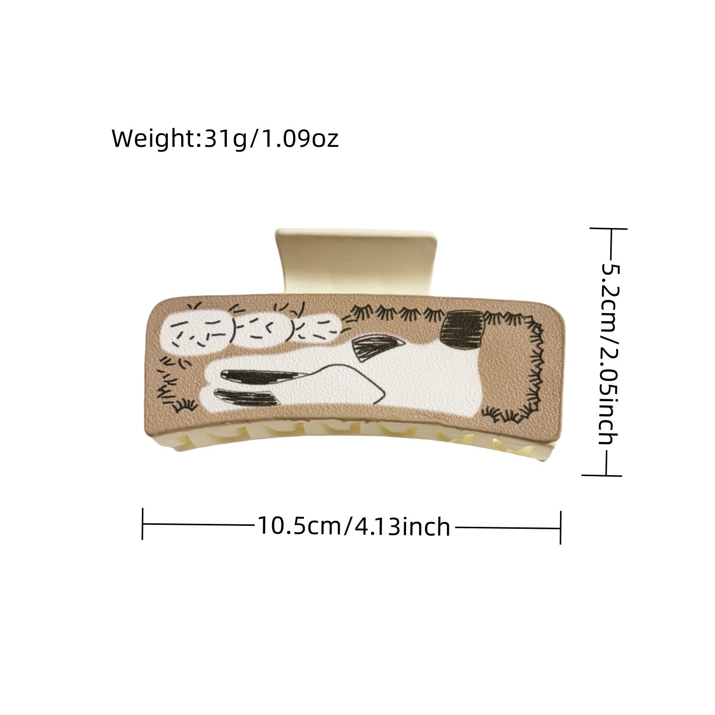 Wholesale 200pcs Leather Hairpin Pu Printed Western Style Hair Accessories Shark Hair Clips