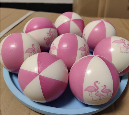 Wholesale 63mm beach ball pu ball foam pressure ball decompression toy pu decompression Macaron beach ball